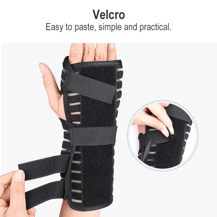 025 Joint Sprain Protection Fixed Support Comfortable Adjustment Support Protector, Size:M(Black-Right)