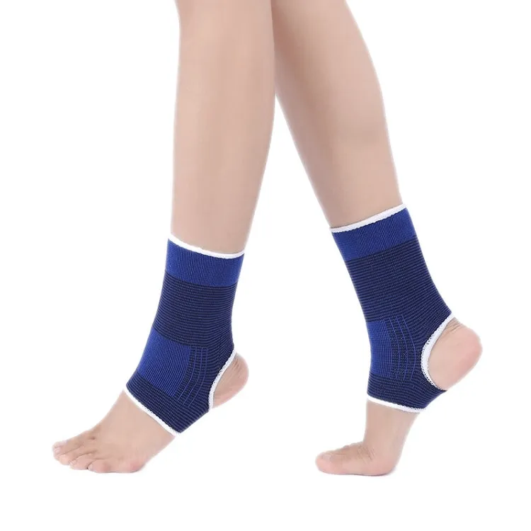 2 PCS Elastic Sports Ankle Support Guards, Size: 19 x 8cm (Royal Blue)