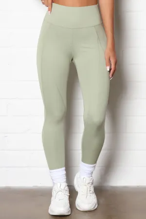 A Winner Active Compression Legging - Herb