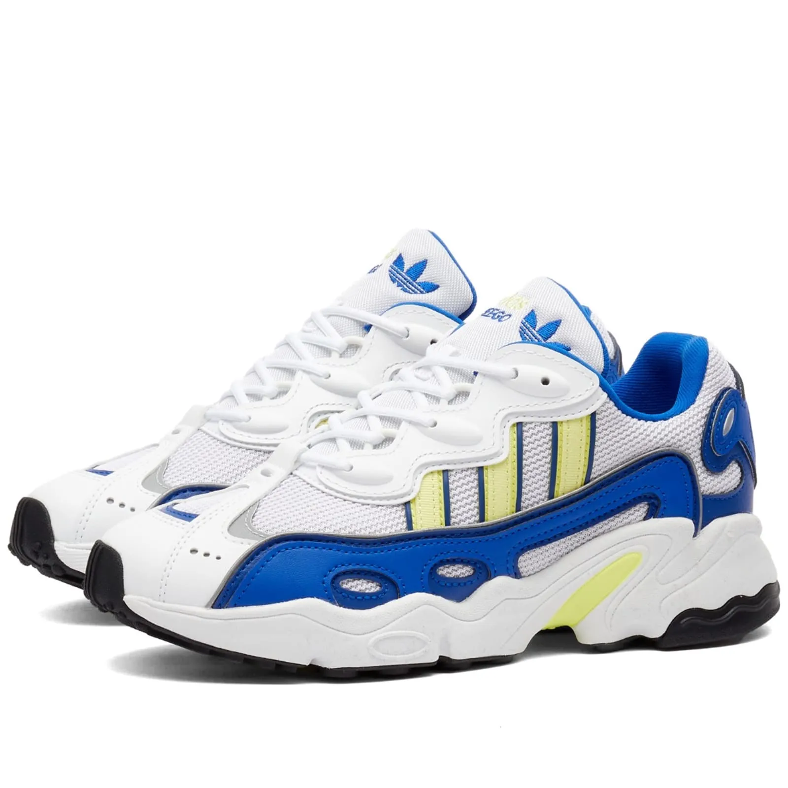 Adidas Ozweego Og Sneakers, White, Yellow & Blue