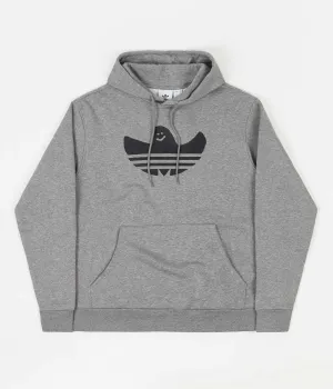 Adidas Shmoofoil Logo Hoodie - Core Heather / Black