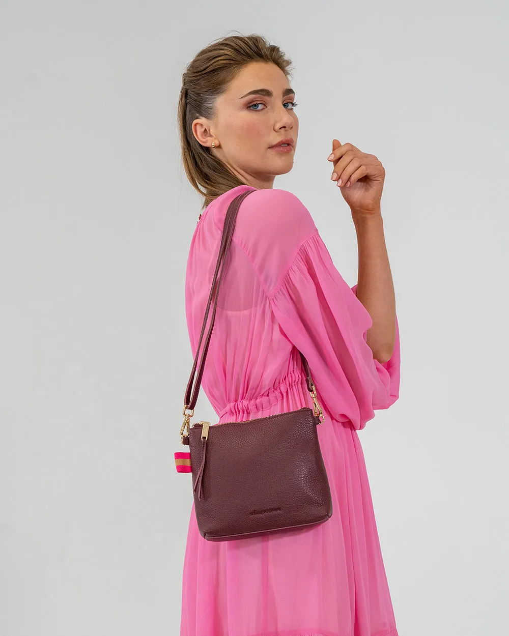 Alexis Crossbody - Burgundy