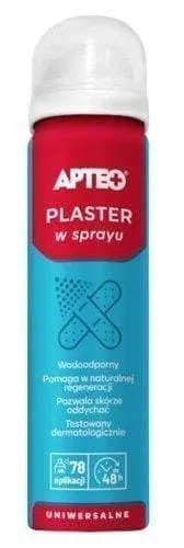 APTEO Waterproof Spray Plaster, 60ml - Rapid Healing Wound Protection