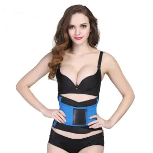 Body Shaping Underwear Abdomen Belt Fat Burning Paste New Fashion Sports Fitness Belly Belt, Size:L (Blue)