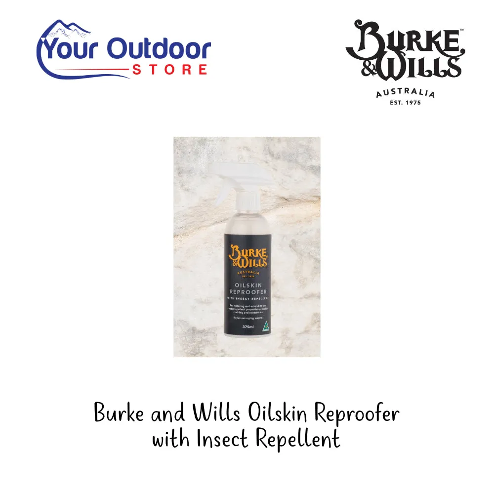 Burke and Wills 375ml Oilskin Reproofer with Insect Repellent