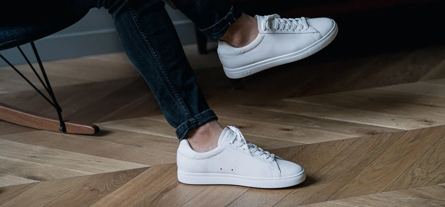 CLAE Bradley Italian Nappa Leather Sneakers