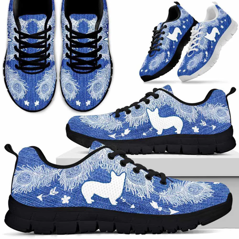 Corgi Sneaker, Corgi Dog Lovers Sneakers Running Shoes Gift Women Men, Corgi Shoes