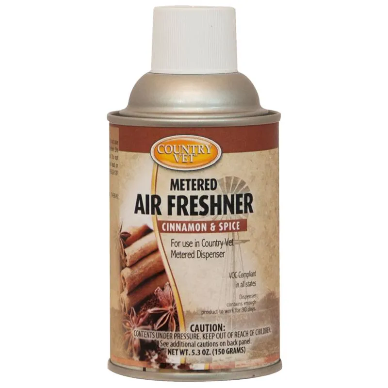 Country Vet Cinnamon and Spice Scent Air Freshener Refill 6.6 oz Aerosol