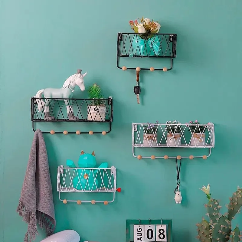 Criss-Cross Wall Utility Shelf