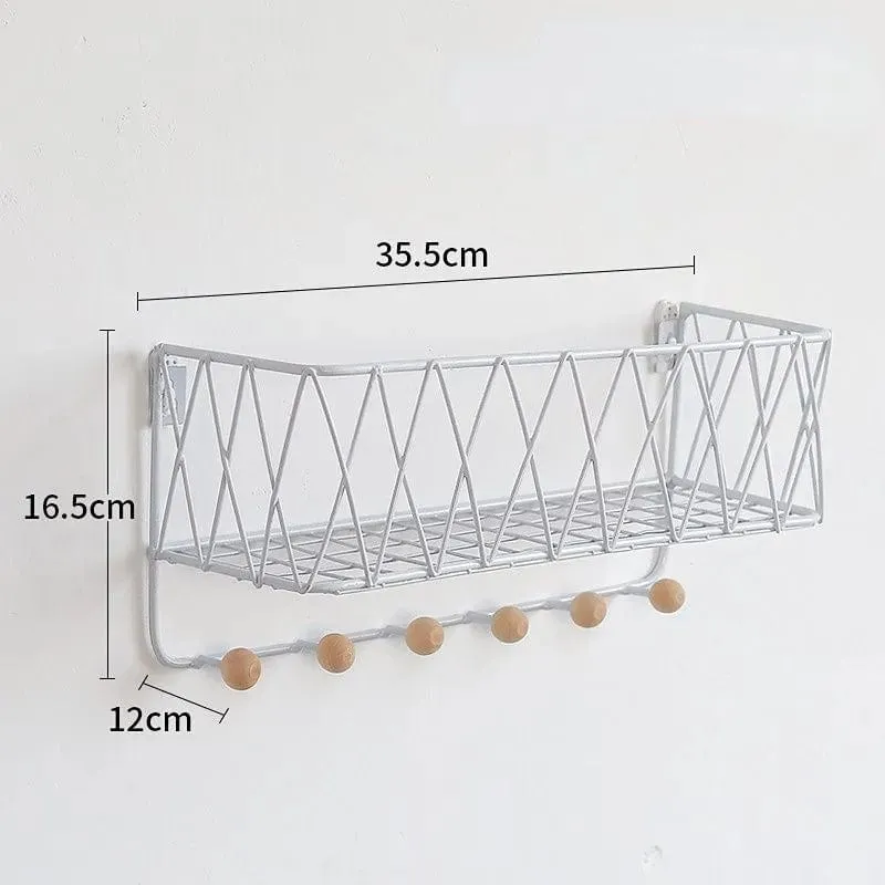 Criss-Cross Wall Utility Shelf