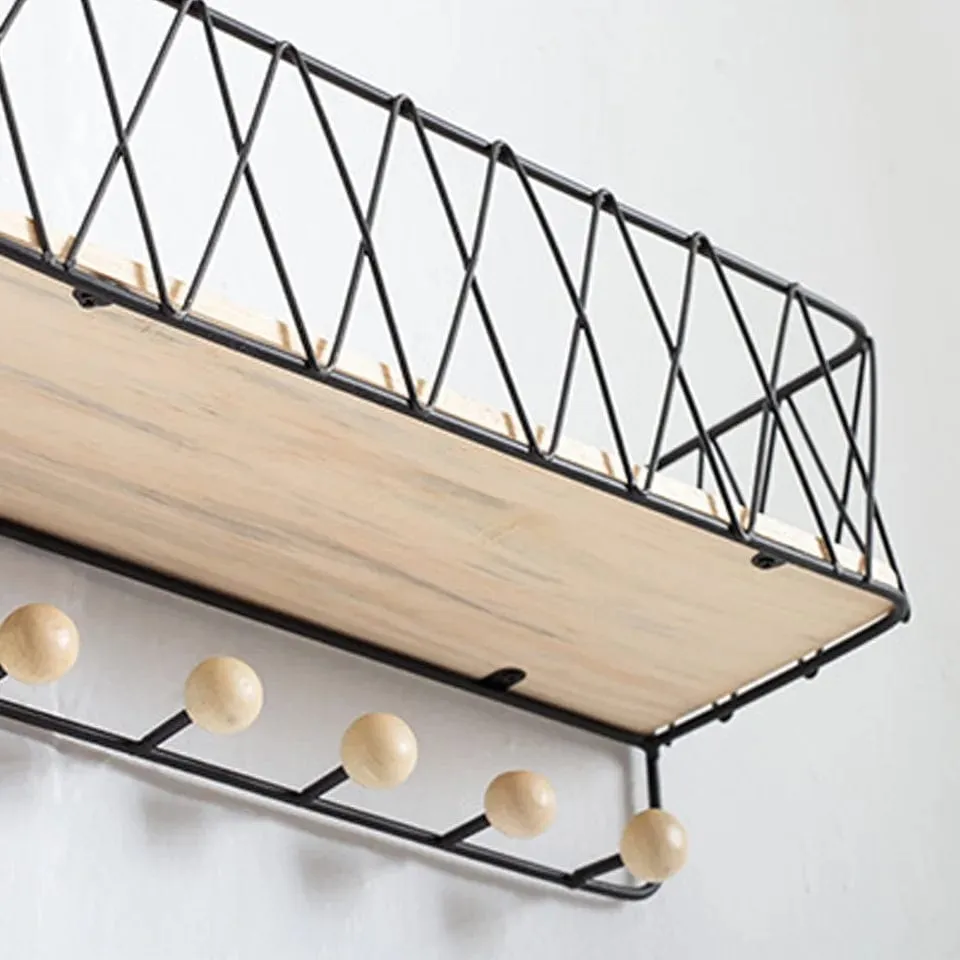 Criss-Cross Wall Utility Shelf