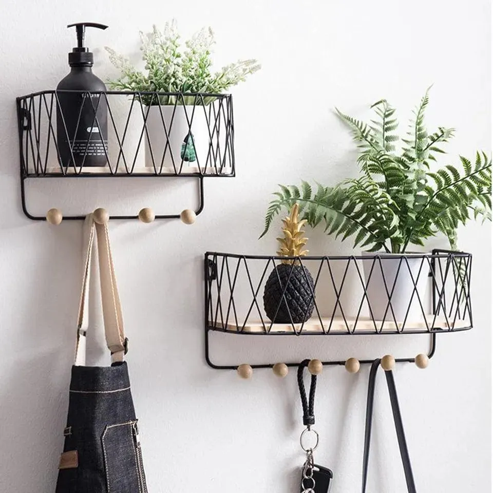 Criss-Cross Wall Utility Shelf