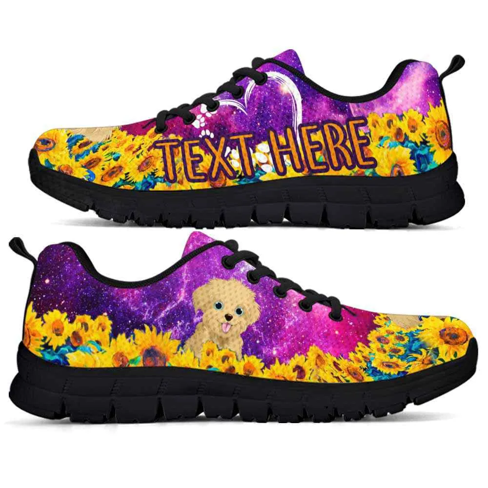 Custom Name Havanese Sneaker, Havanese Sunflower Galaxy Sneakers Running Shoes, Best Running Shoes