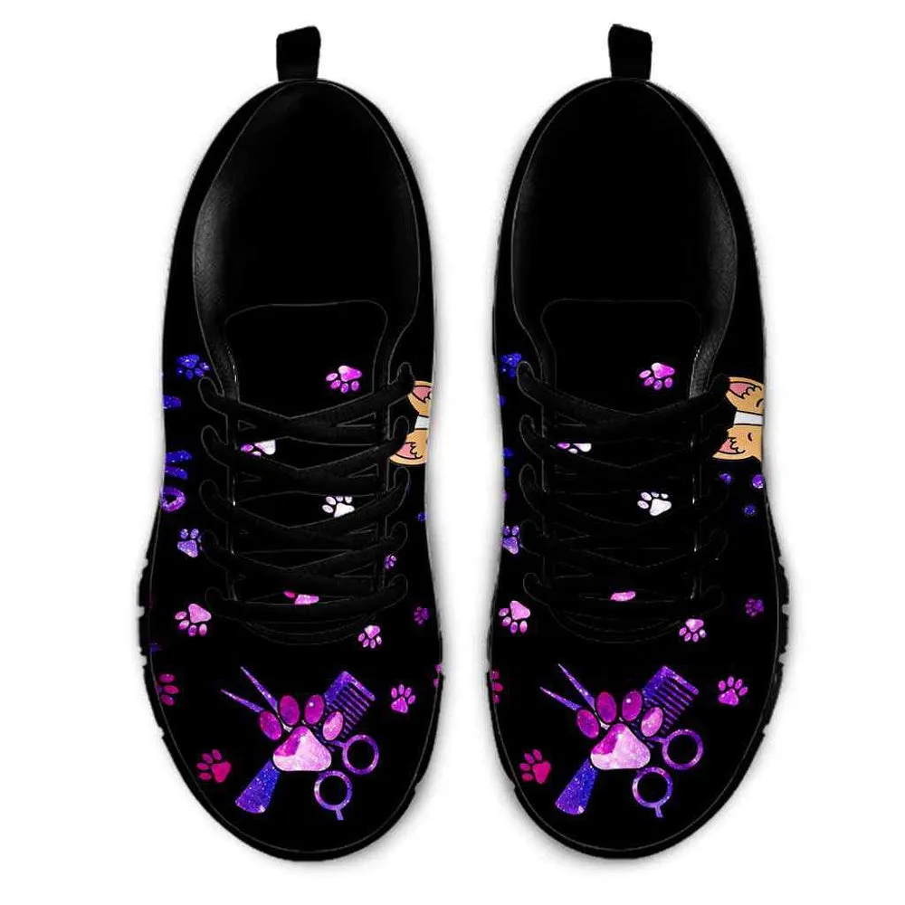 Dog Groomer Sneaker, Dog Groomer I Make Bitches Beautiful Galaxy Sneakers Shoes, Best Running Shoes, Unique Gifts For Dog Lovers