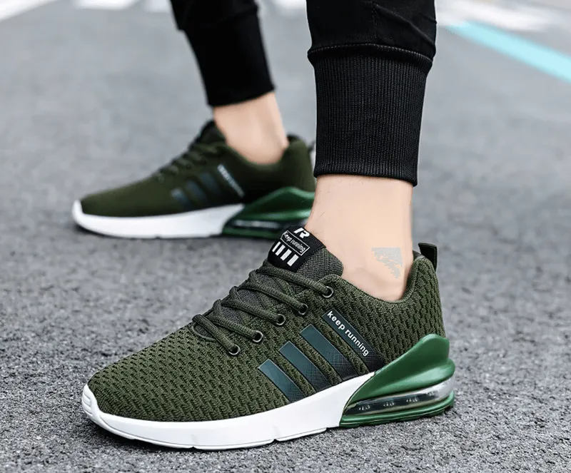 Fashion Breathable Lightweight Men's Cushion Running Sneakers - SF1349