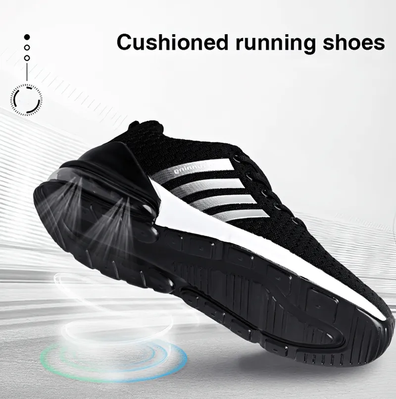 Fashion Breathable Lightweight Men's Cushion Running Sneakers - SF1349