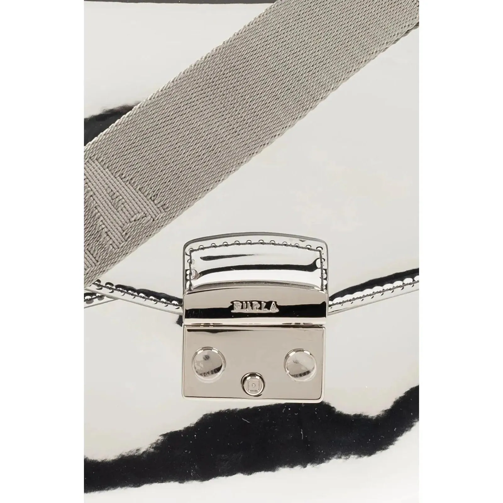 Furla Mini Metropolis Crossbody - Silver