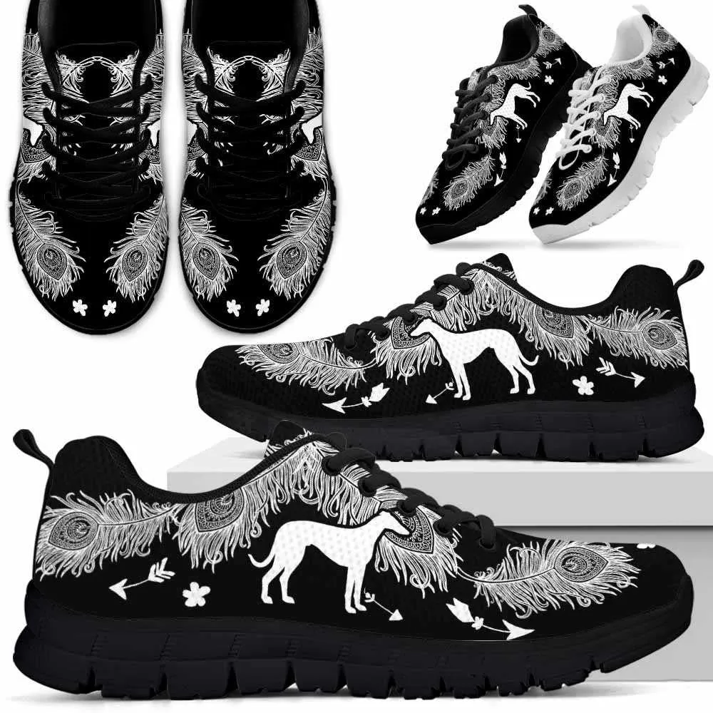 Greyhound Sneaker, Greyhound Dog Lovers Sneakers Running Shoes Gift Women Men Dog Mom Dog Dad, Greyhound Shoes