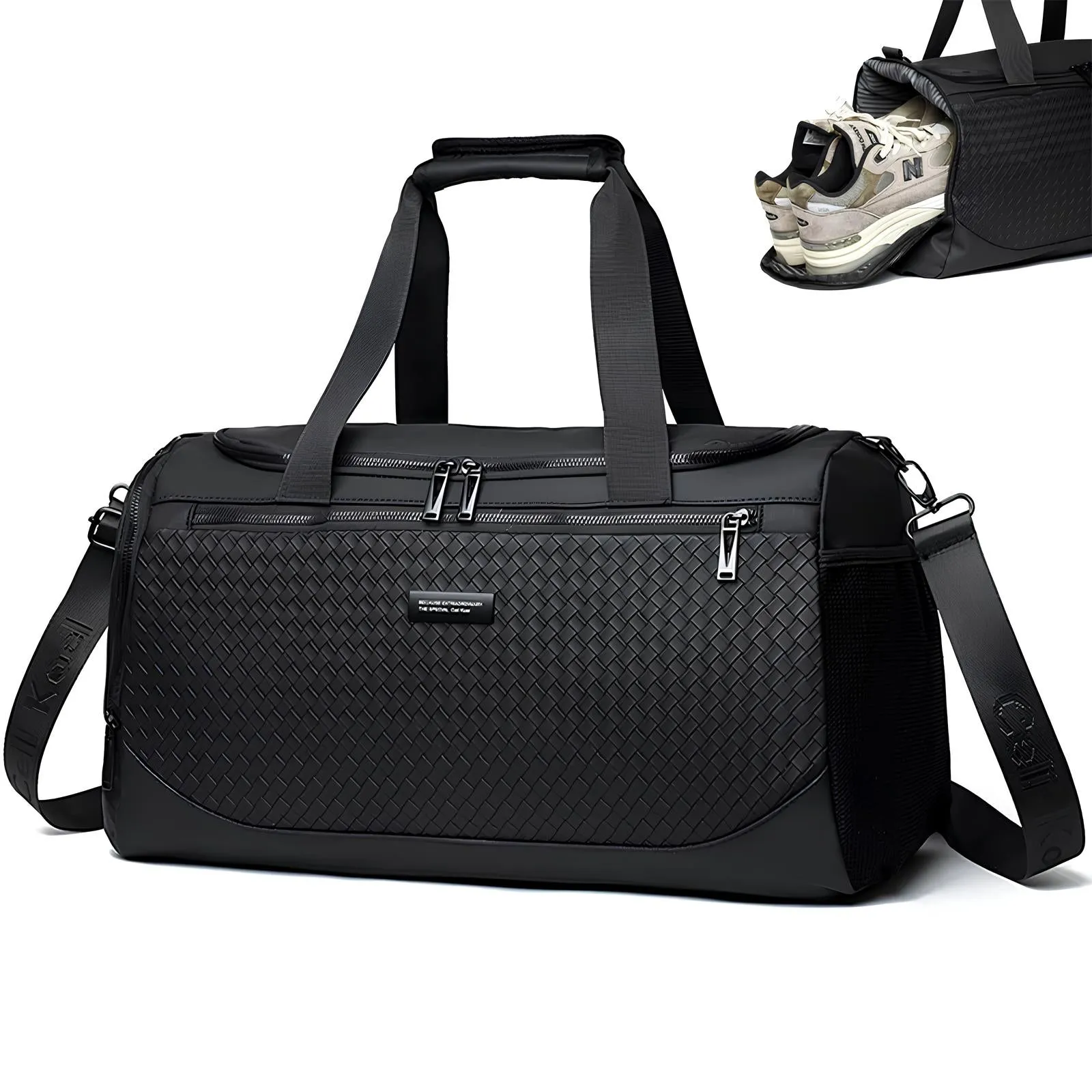 Gym Travel Bag with Shoe Compartment