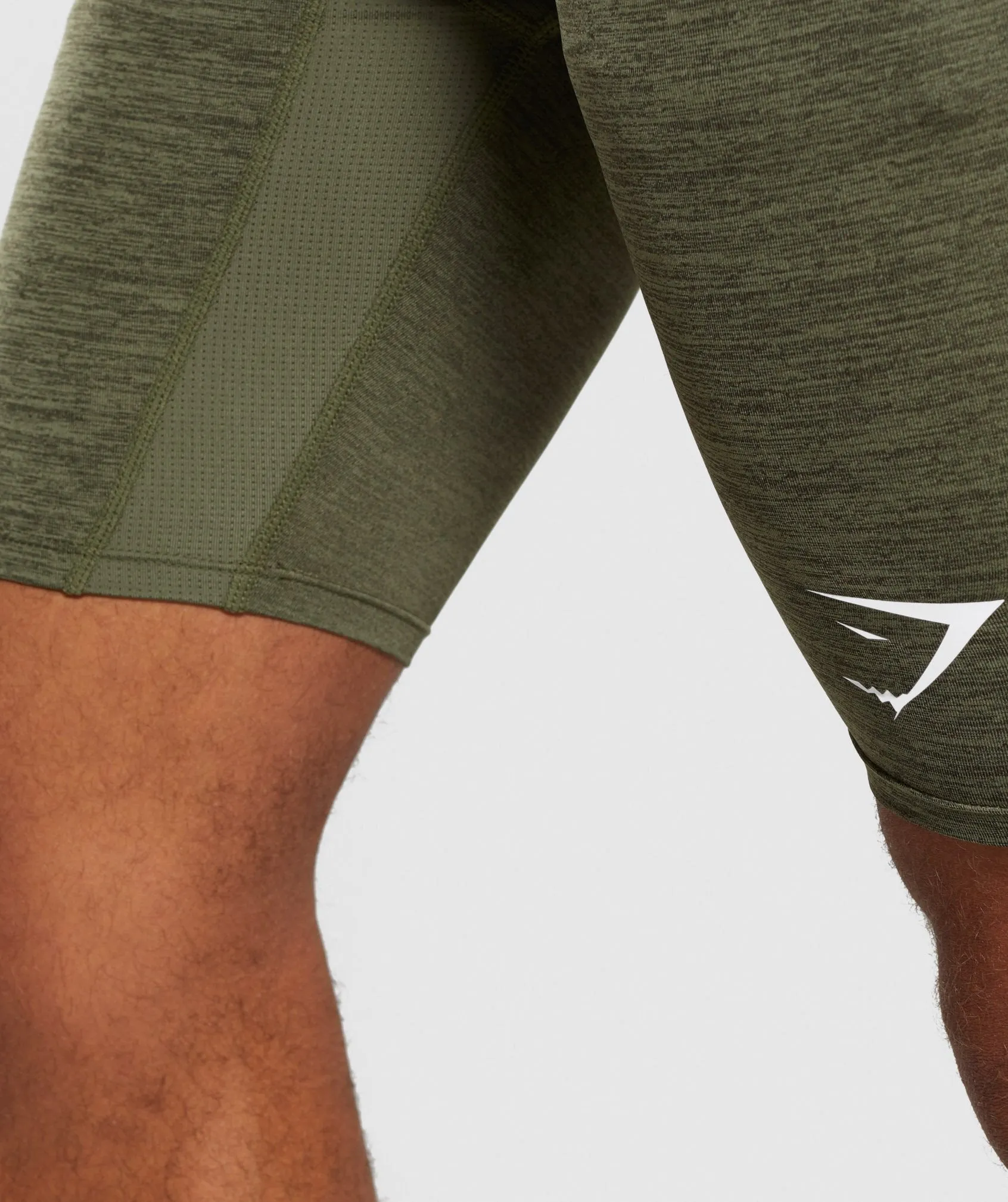 Gymshark Element  Baselayer Shorts - Dark Green Marl