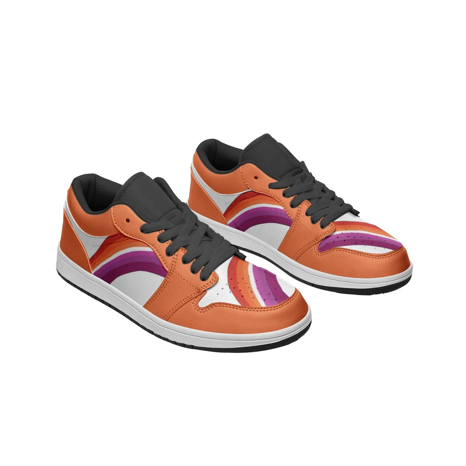 Lesbian Pride Low Top Unisex Sneakers