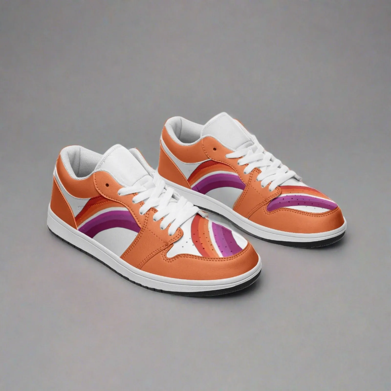 Lesbian Pride Low Top Unisex Sneakers