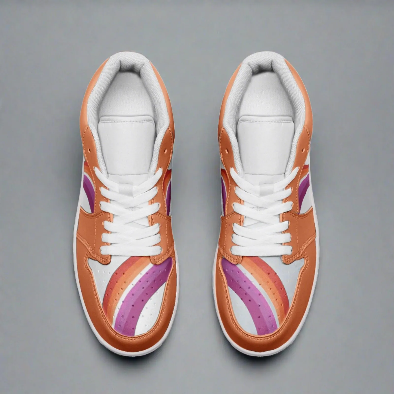 Lesbian Pride Low Top Unisex Sneakers