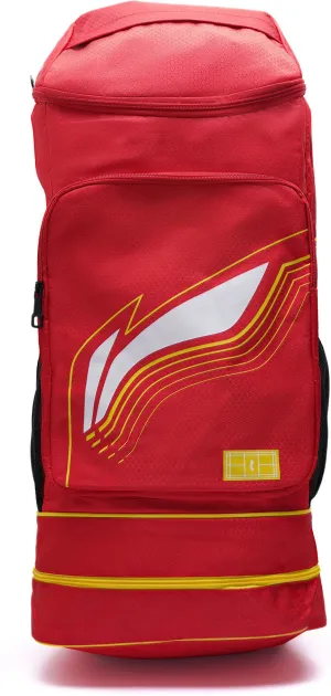 Li-Ning Court Pro Backpack Badminton Kit Bag (Red) (Size - L/50 L)