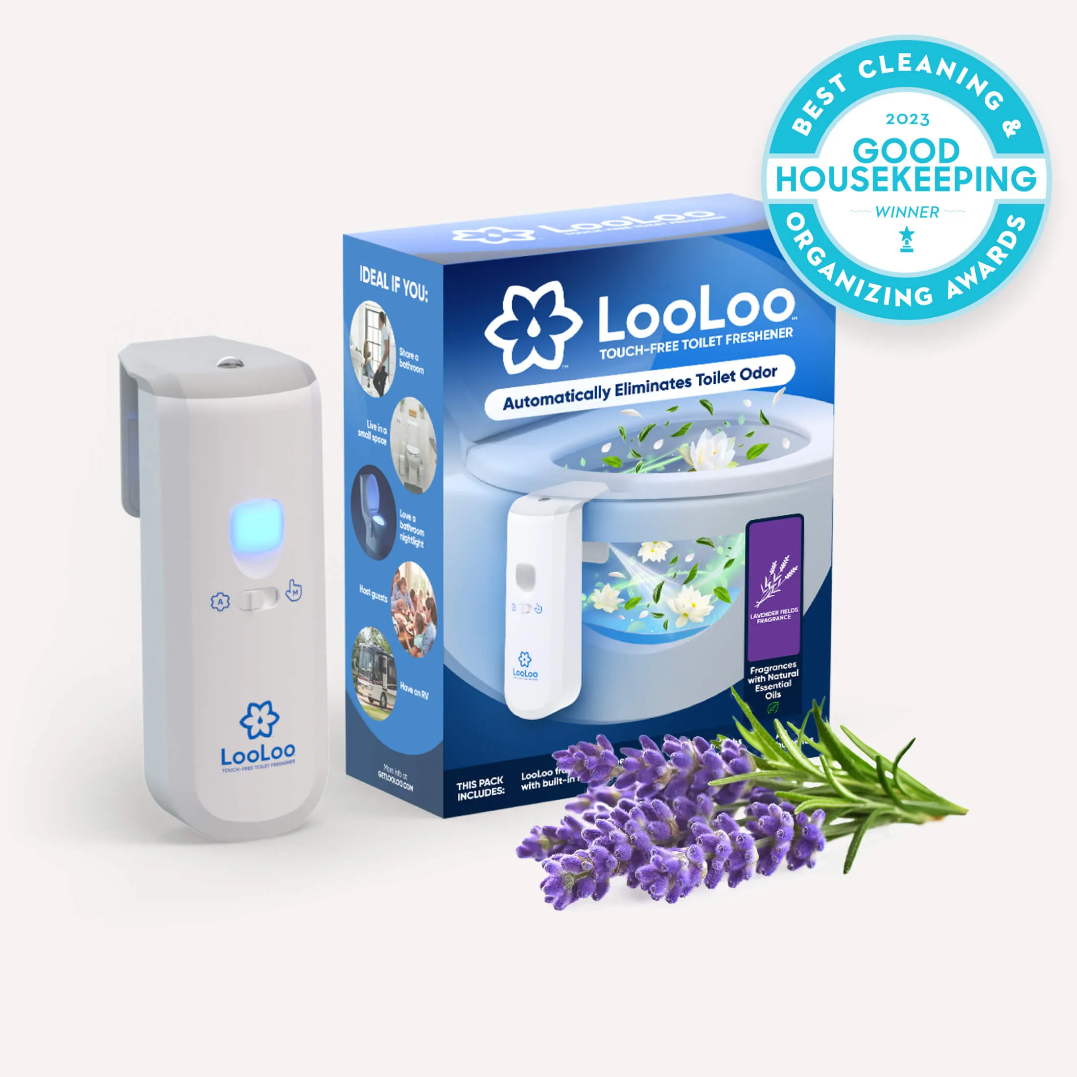 LooLoo 3.0 Touch-Free Toilet Freshener