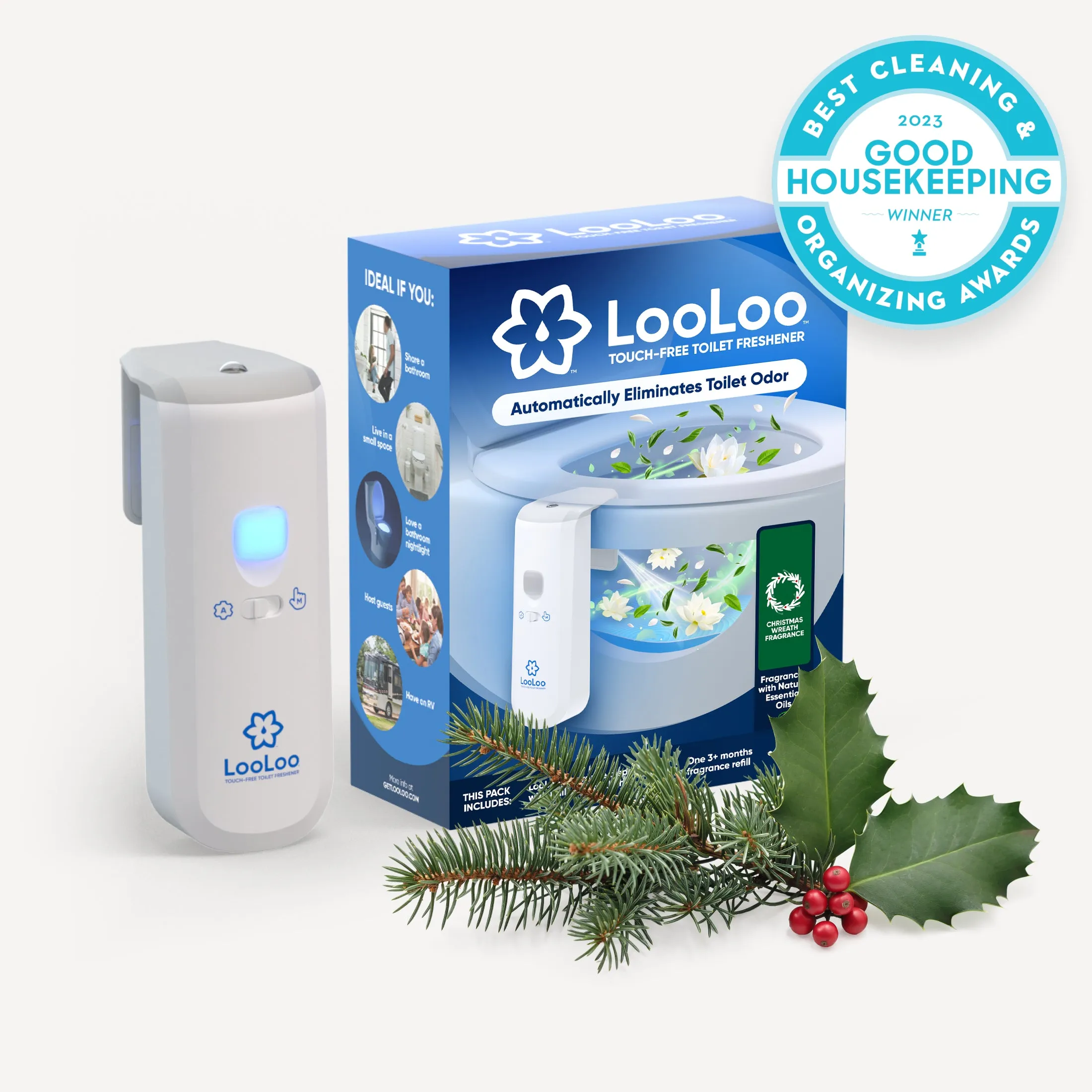 LooLoo 3.0 Touch-Free Toilet Freshener