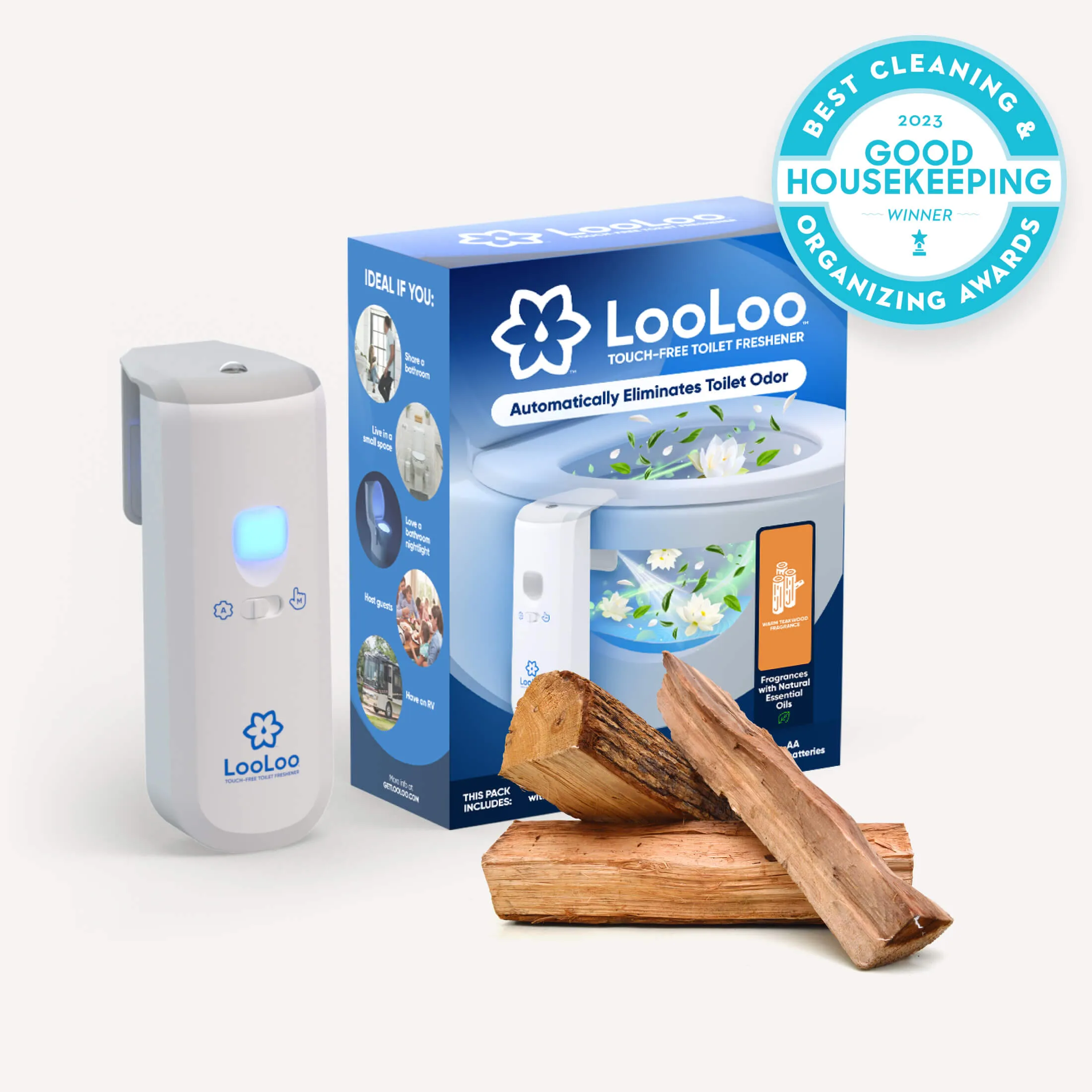 LooLoo 3.0 Touch-Free Toilet Freshener