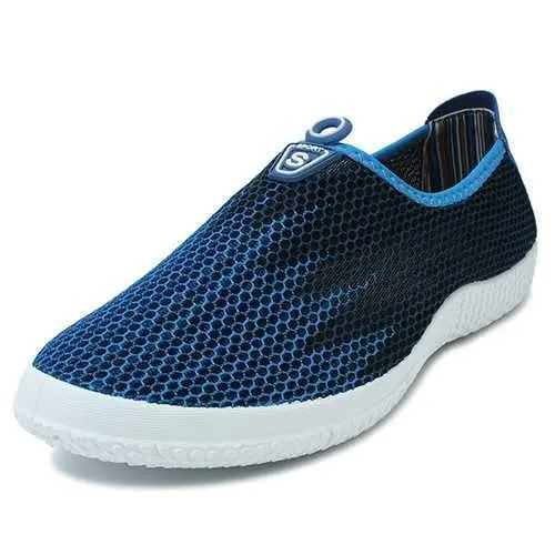 Men Summer Mesh Sports Casual Sneakers Breathable Running Shoes