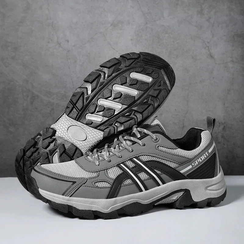 Men's Leather Trekking Sneakers