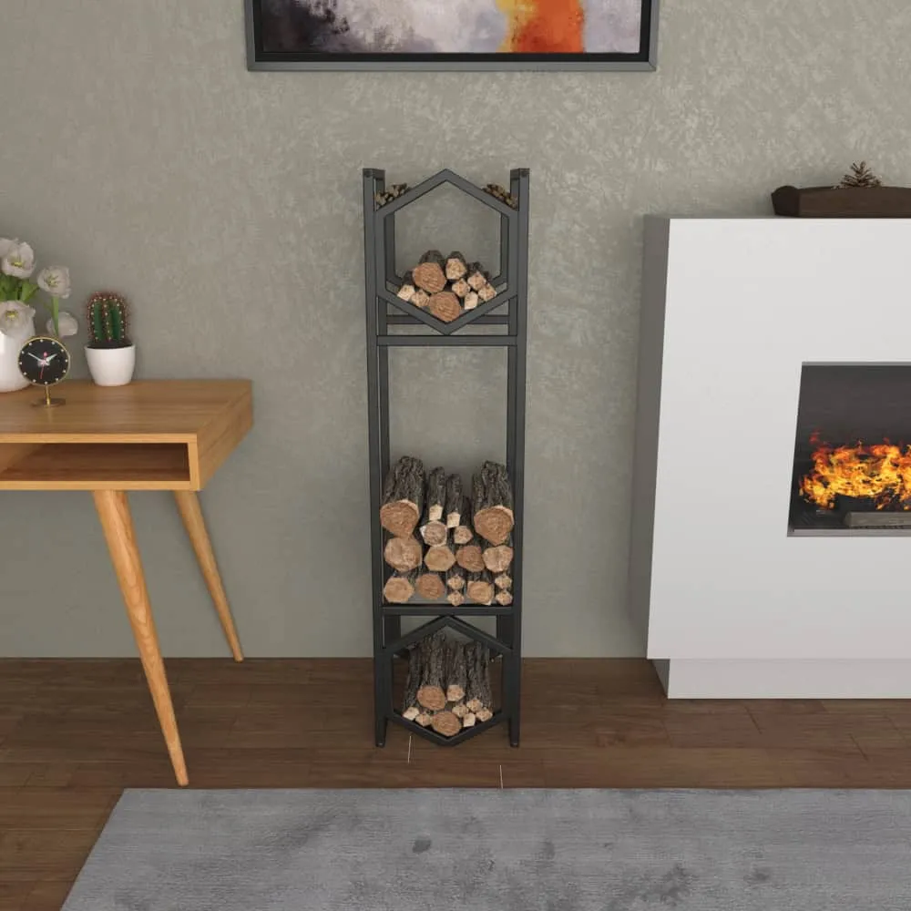 Modern Hexagonal Metal Log Storage