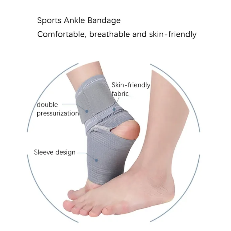 Outdoor Anti-sprain Bandage Compression Ankle Support For Men and Women(Black)