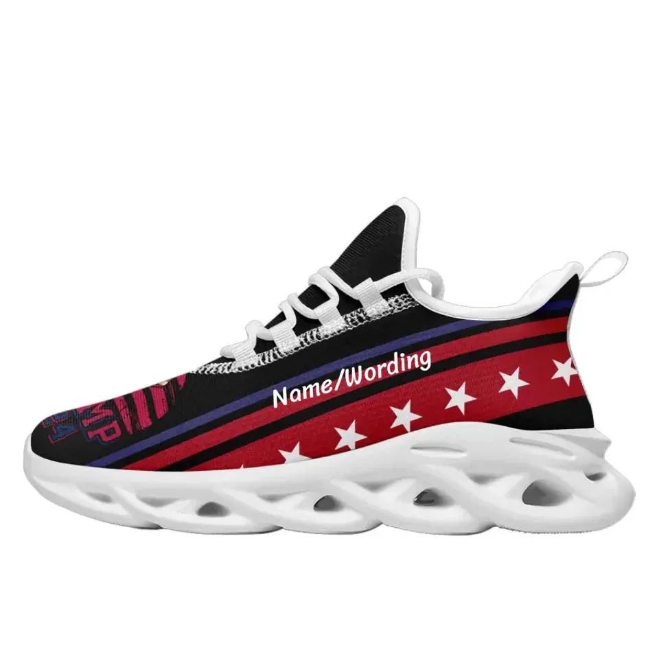 Personalized Trump Collection  Sneakers Custom Star and Flag Shoes, Patriotic Shoes