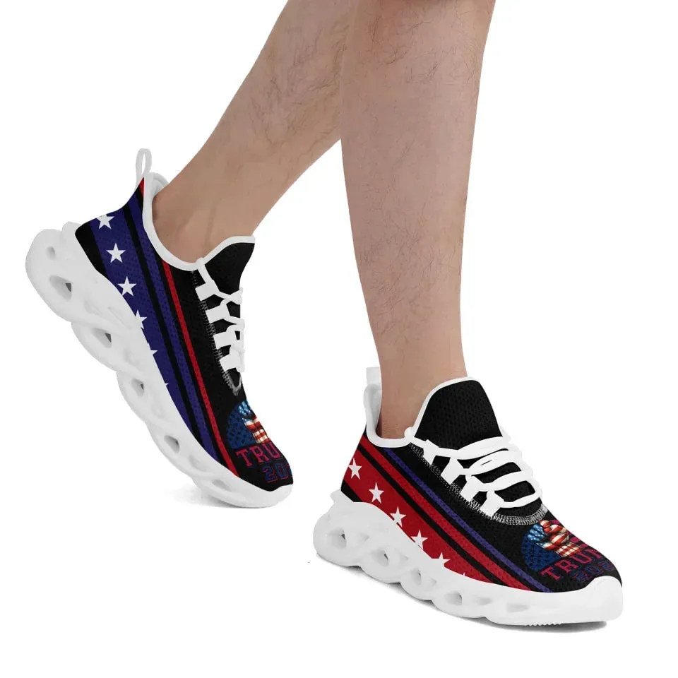 Personalized Trump Collection  Sneakers Custom Star and Flag Shoes, Patriotic Shoes