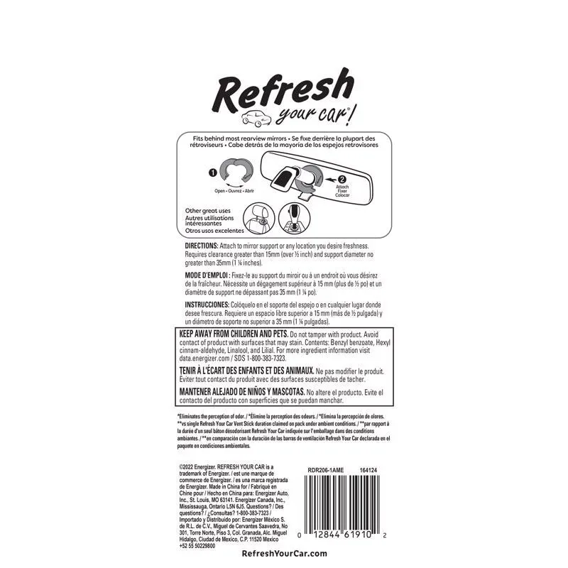 Refresh Your Car! Air Freshener 1 pk