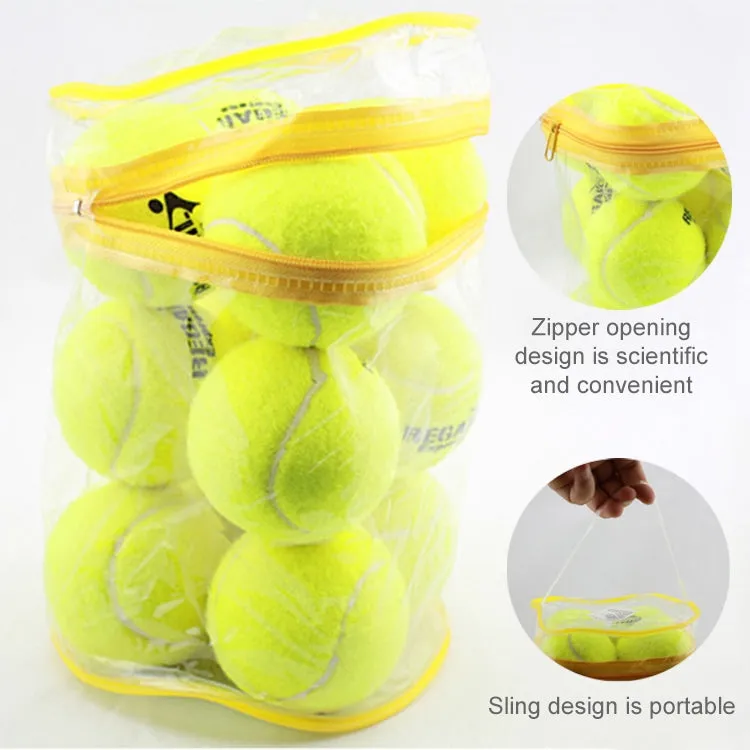 REGAIL 12 PCS Tennis Training Ball with Ball Bag