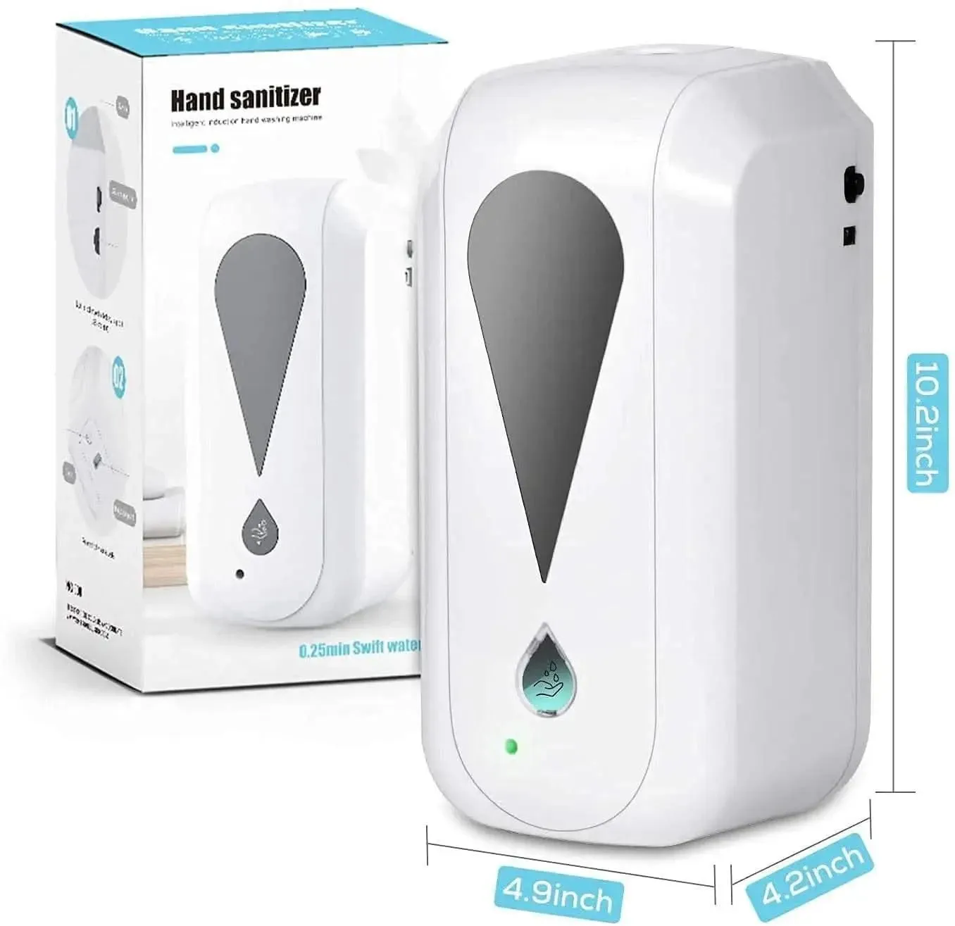 Renewed Rechargeable Automatic Hand Sanitizer Dispenser 1200ml