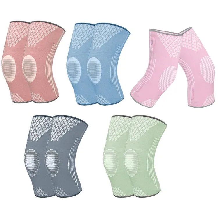 Sports Knee Pads Training Running Knee Thin Protective Cover, Specification: M(Sakura Powder)