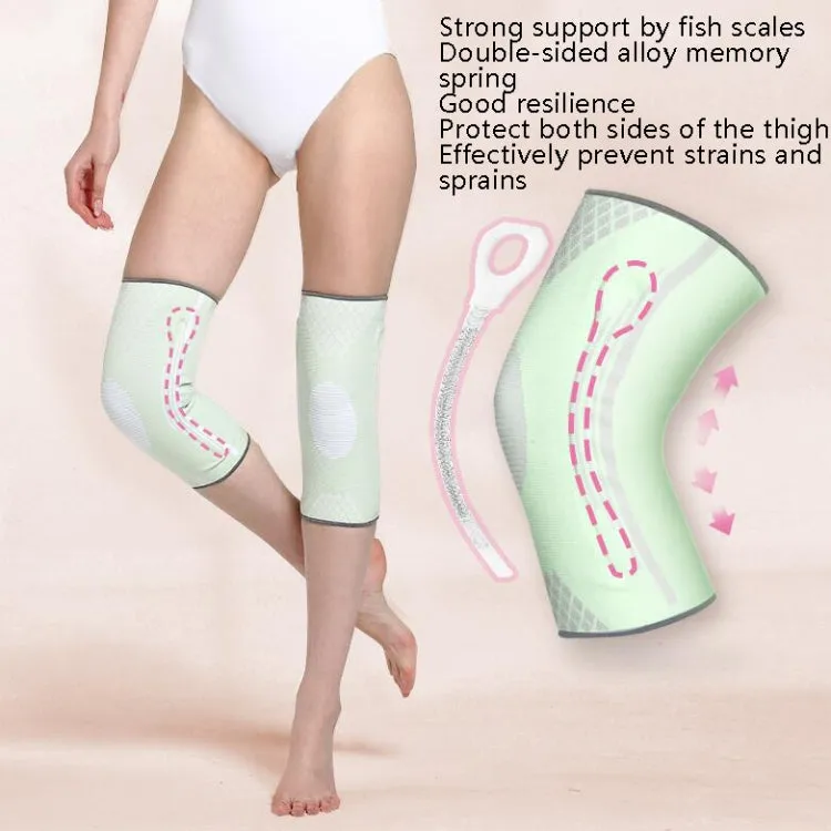 Sports Knee Pads Training Running Knee Thin Protective Cover, Specification: M(Sakura Powder)