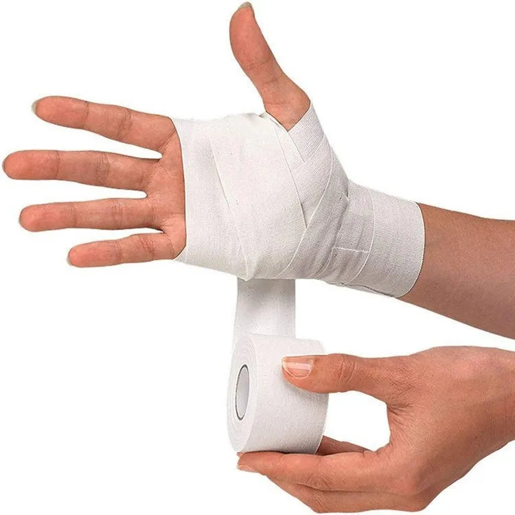 Sports Tape Hand and Foot Protection Fixation Bandage, Size: 25mm x 13.7m(White)