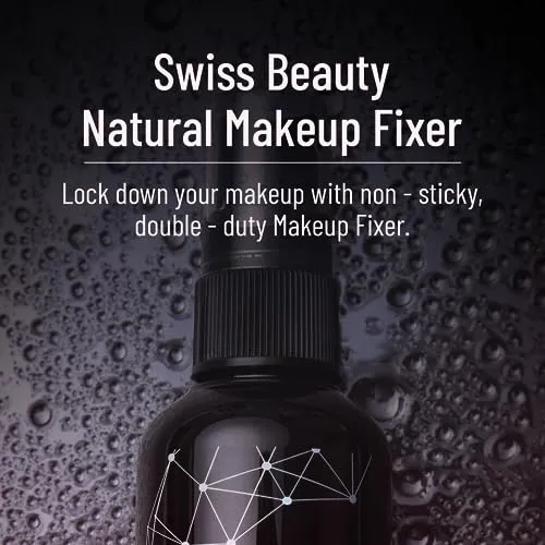 Swiss Beauty Long Lasting Misty Finish Professional Makeup Fixer Spray For Face Makeup | With Aloe Vera And Vitamin- E | Light Weight, Quick Dry Makeup Setting Spray |70 Ml|