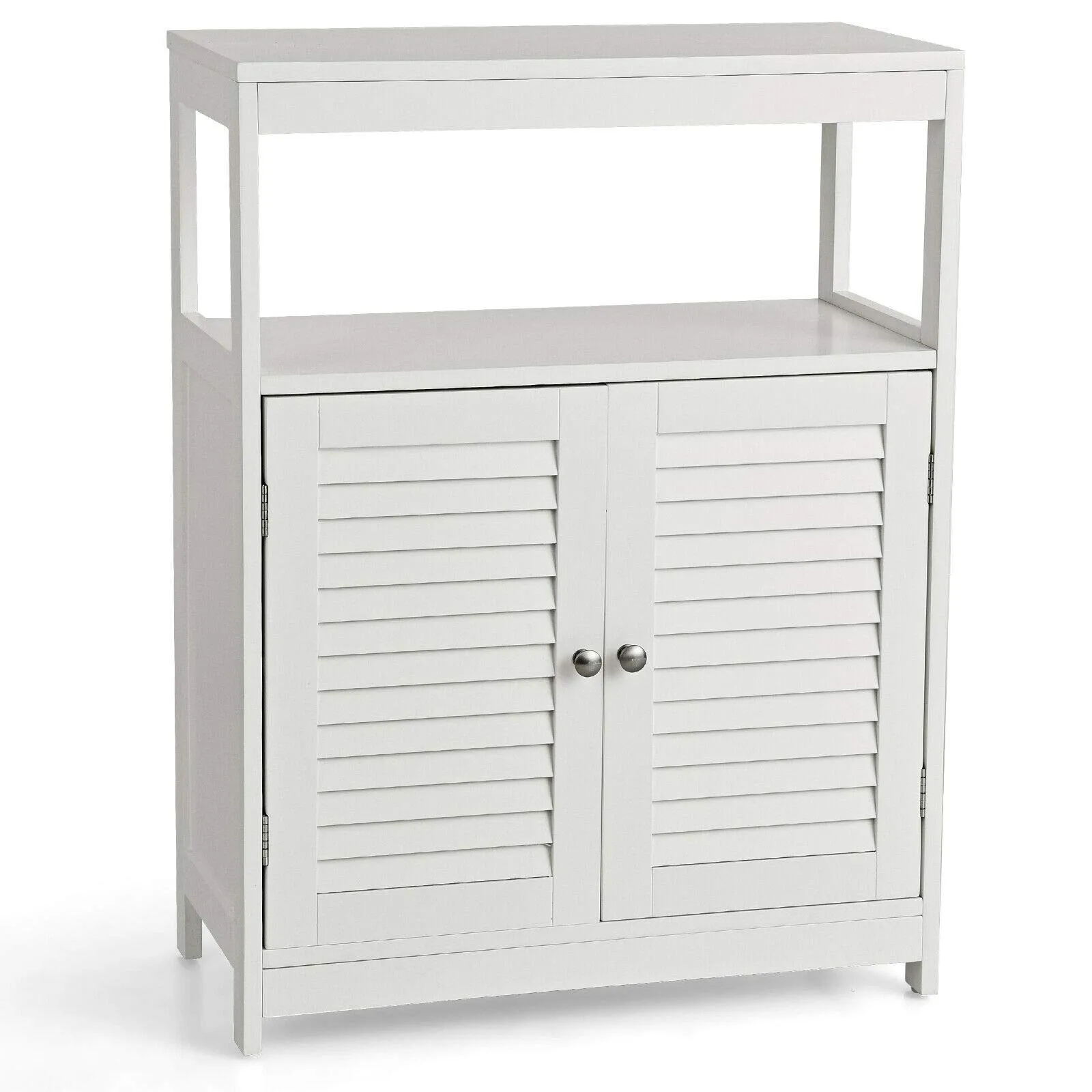 Tangkula Bathroom Floor Cabinet, Free Standing Storage Cabinet