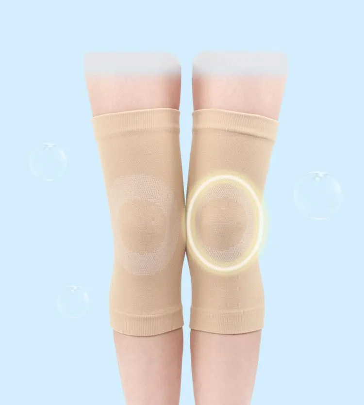 Thin Nylon Stockings Joint Warmth Sports Knee Pads, Specification: XL (Skin Color)