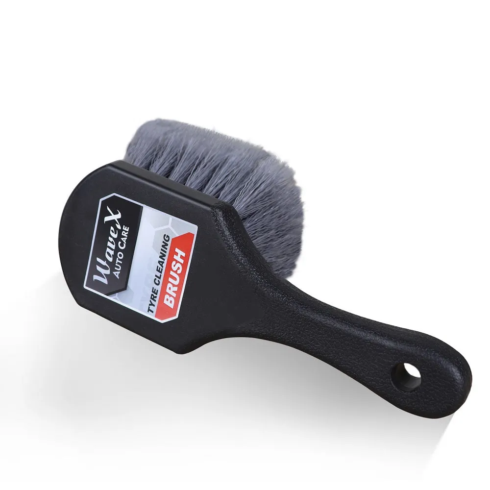 Tyre Cleaning Brush - Effective Bristles for Spotless Tyres - Comfortable Grip - Versatile Design - Efficient and Durable Tyre Cleaning Tool