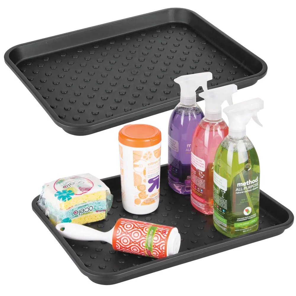 Under Sink Tray, Set of 2 Black