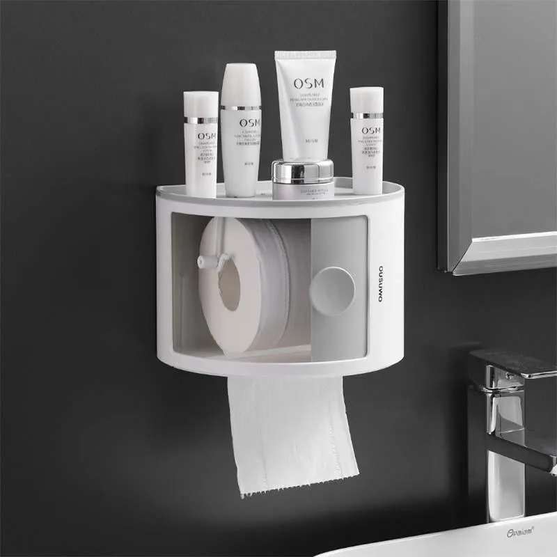 Waterproof Multi-Layer Toilet Paper Holder Shelf