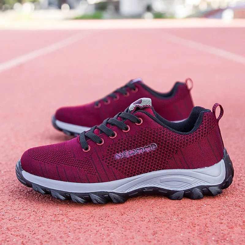 Women's vintage non-slip breathable athletic running sneakers